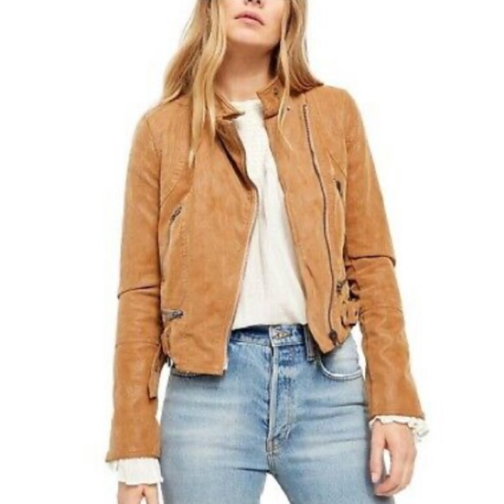 FREE PEOPLE Fenix Faux Leather Jacket - Picture 3 of 15